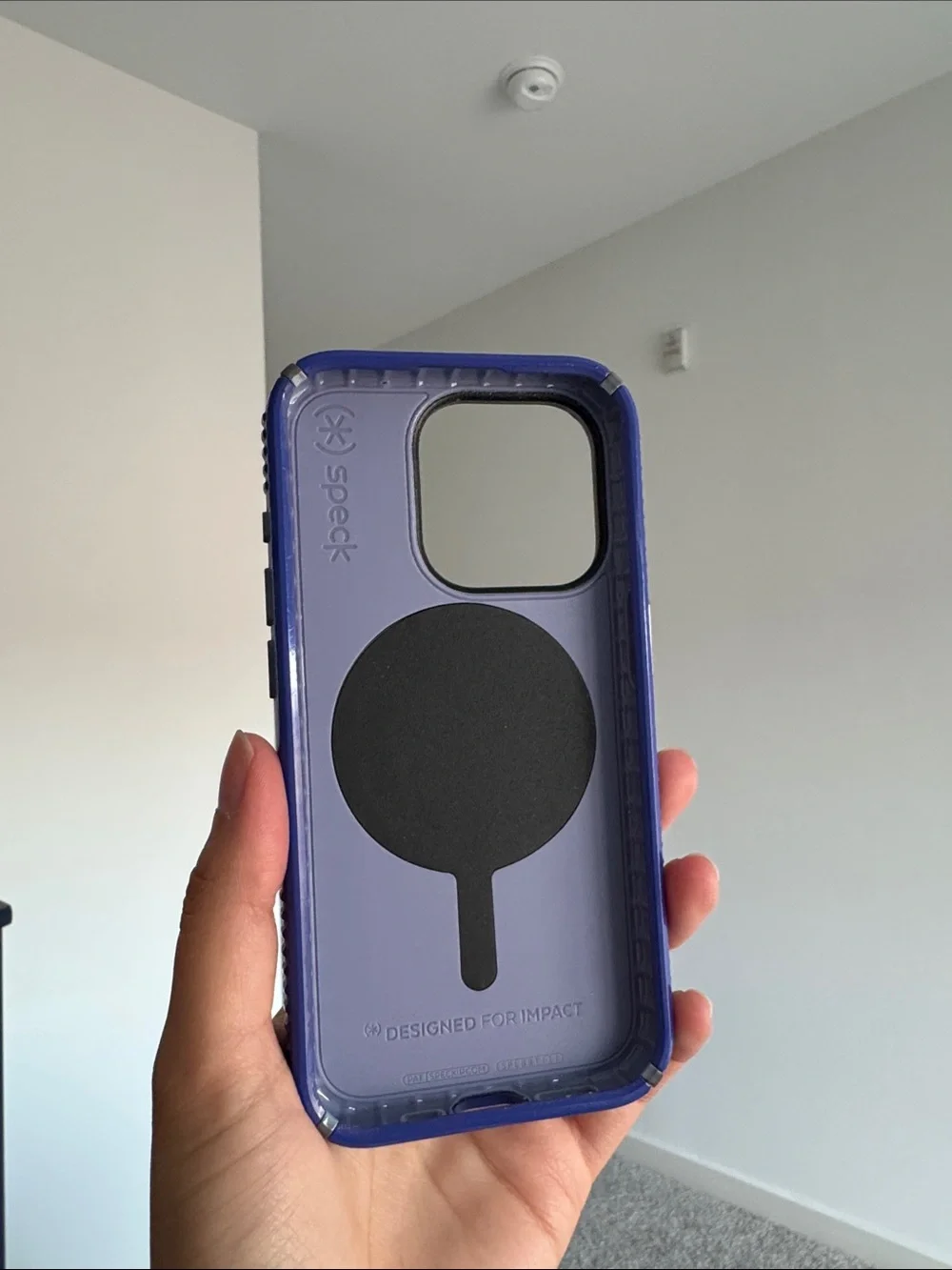 speck Presidio2 Grip Case for iPhone 15 Pro Max - Deep Blue/ purple